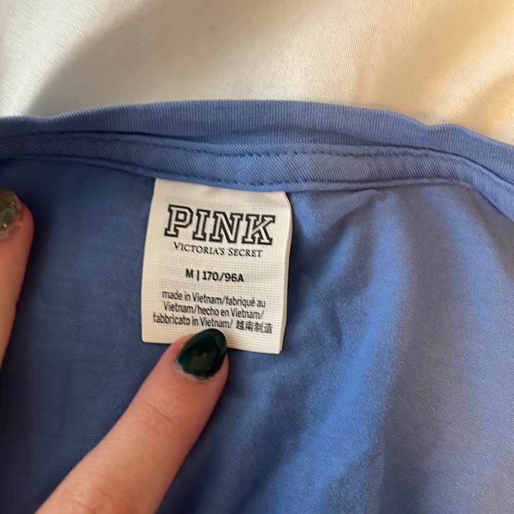 PINK Victoria’s Secret Blue T-Shirt Dress - Picture 3 of 3